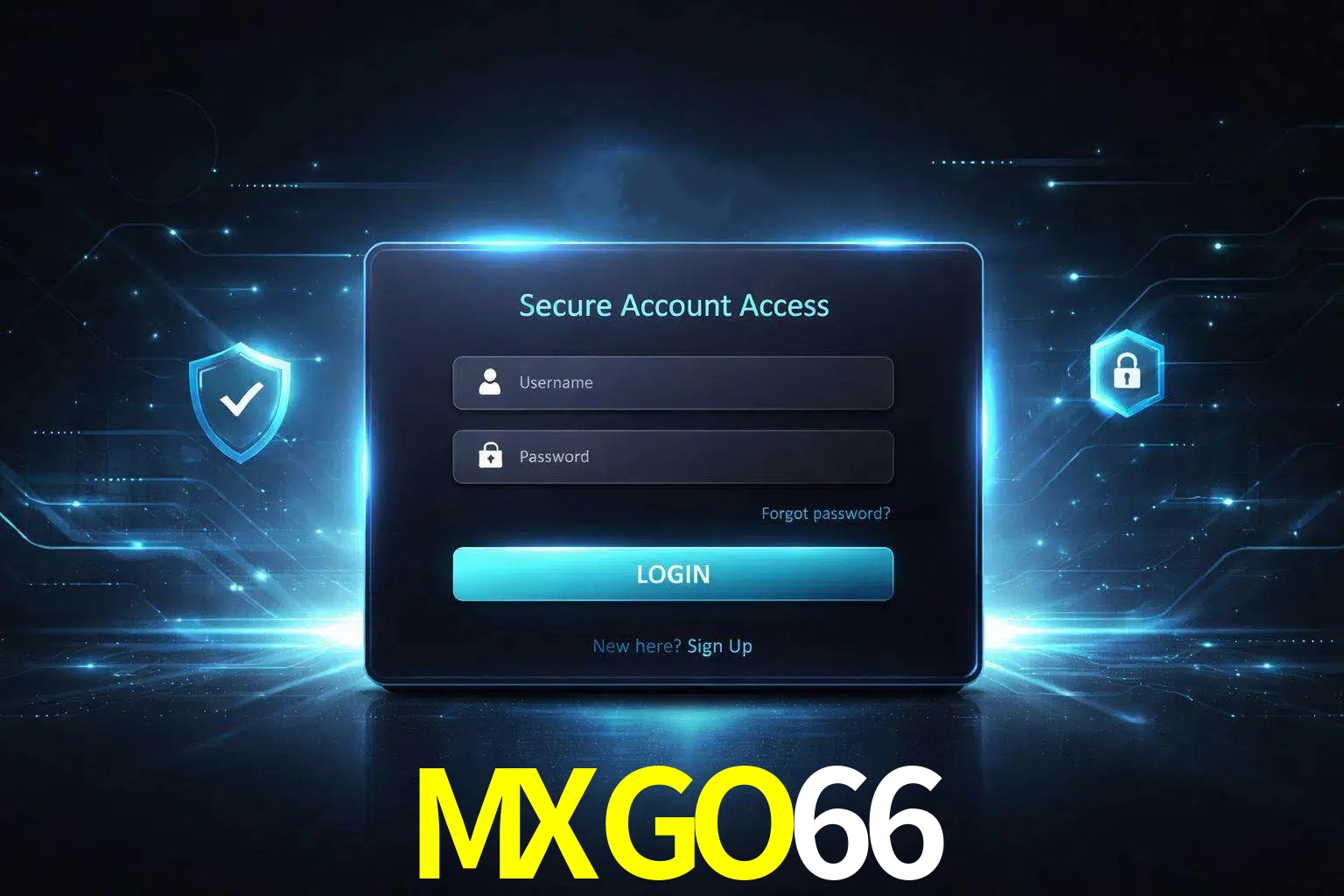 Pantalla de inicio de sesión de cuenta MXGO66 para usuarios en México